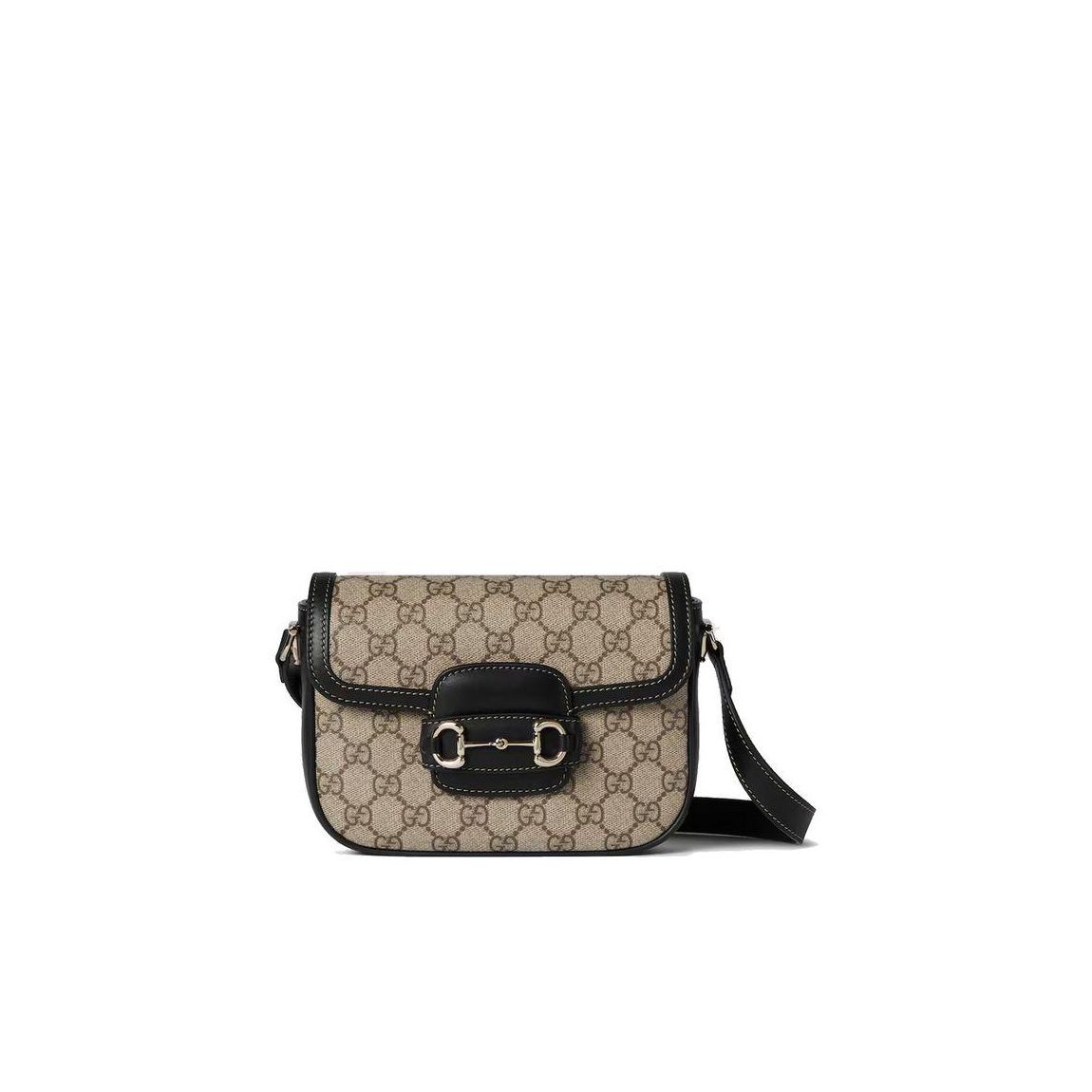 Elegant Shoulder Bag with Distinctive Horsebit Detail and Adjustable main product photo