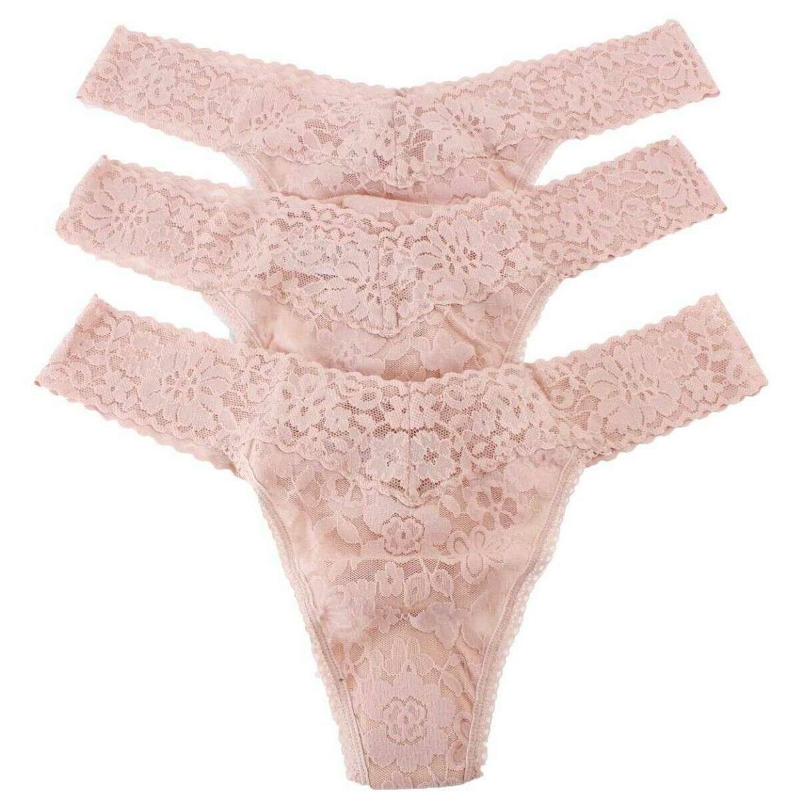 Multi 3 Pack Daily Lace Original Rise Thong main product photo