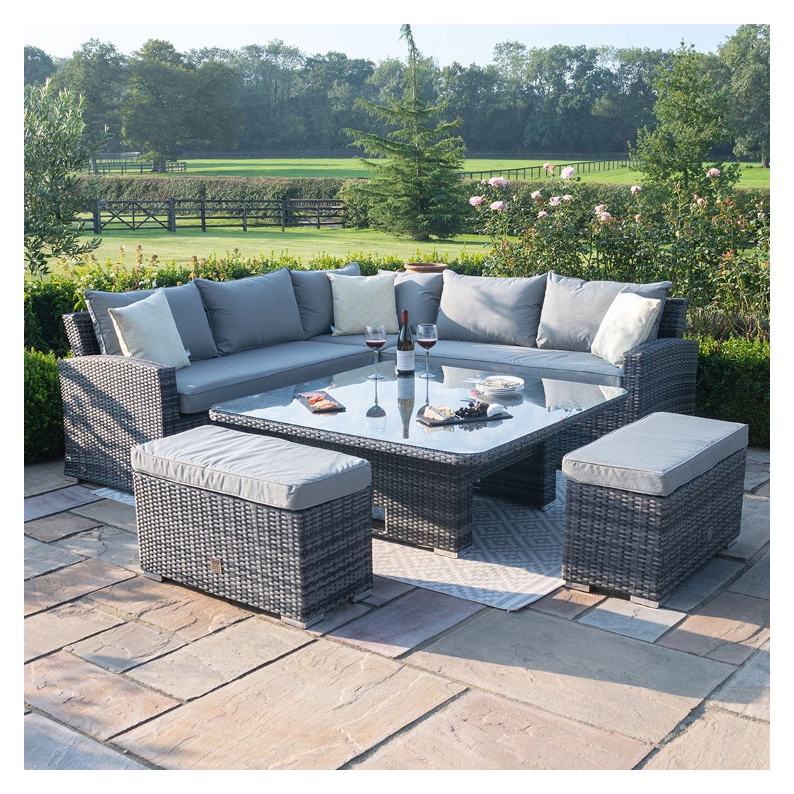 SAVE £260 - Kingston Corner Deluxe with Rising Table / Grey main product photo