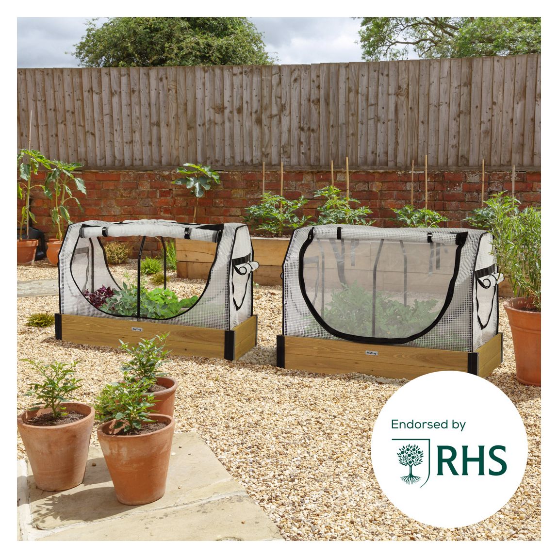 Raised Bed Grow Kit Small, Natural main product photo