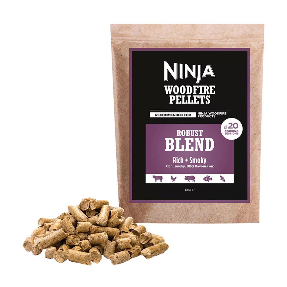 Ninja Woodfire Pellets Robust Blend (900g) main product photo