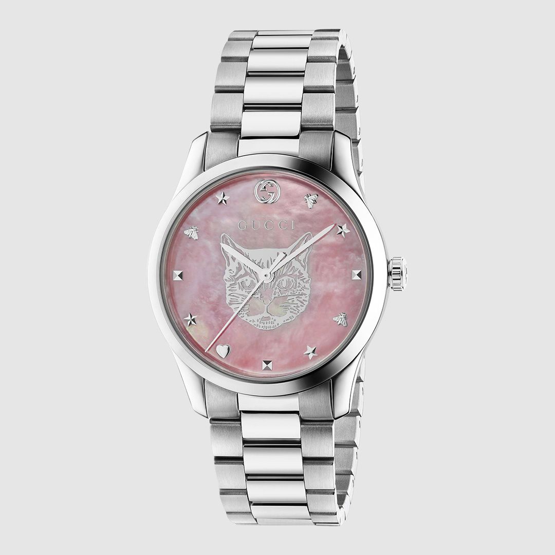Gucci Gucci YA1264166 G-Timeless Pink Mother of Pearl Dial Unisex