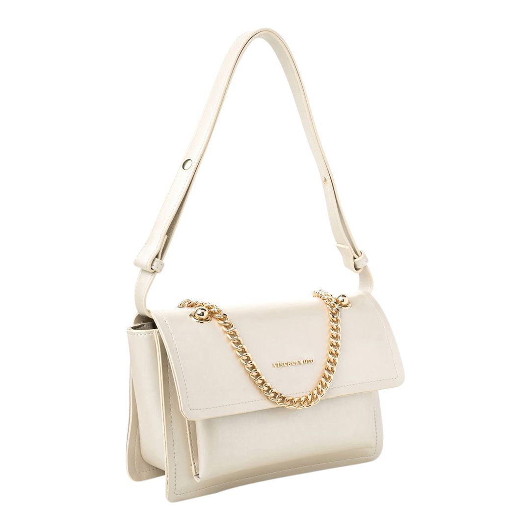 Vince Camuto Ivory Sorrento Shoulder Bag - BrandAlley