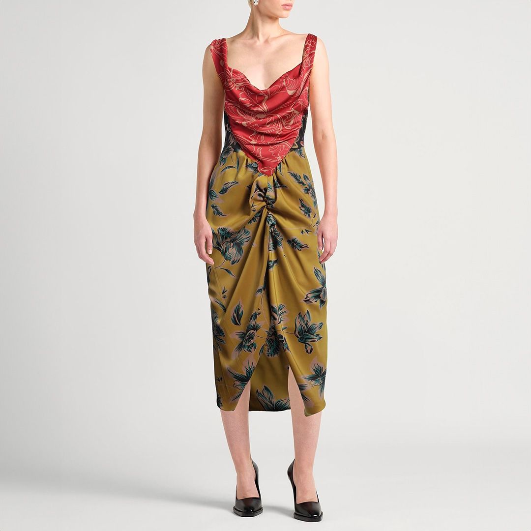 Vivienne Westwood Multi Sleeveless Panther Dress - BrandAlley