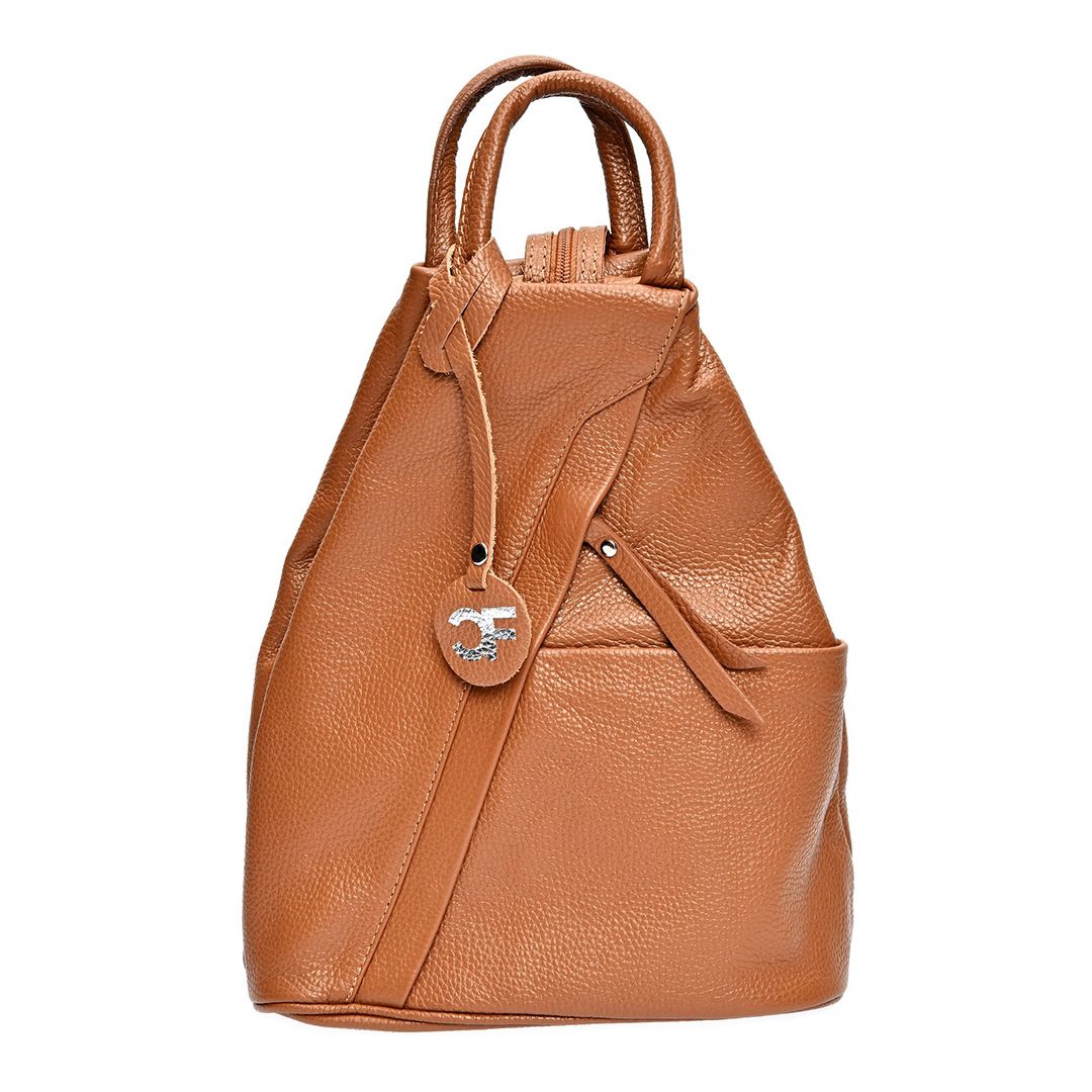 carla ferreri mini leather backpack Carla Ferreri Brown Carla Ferreri Backpack