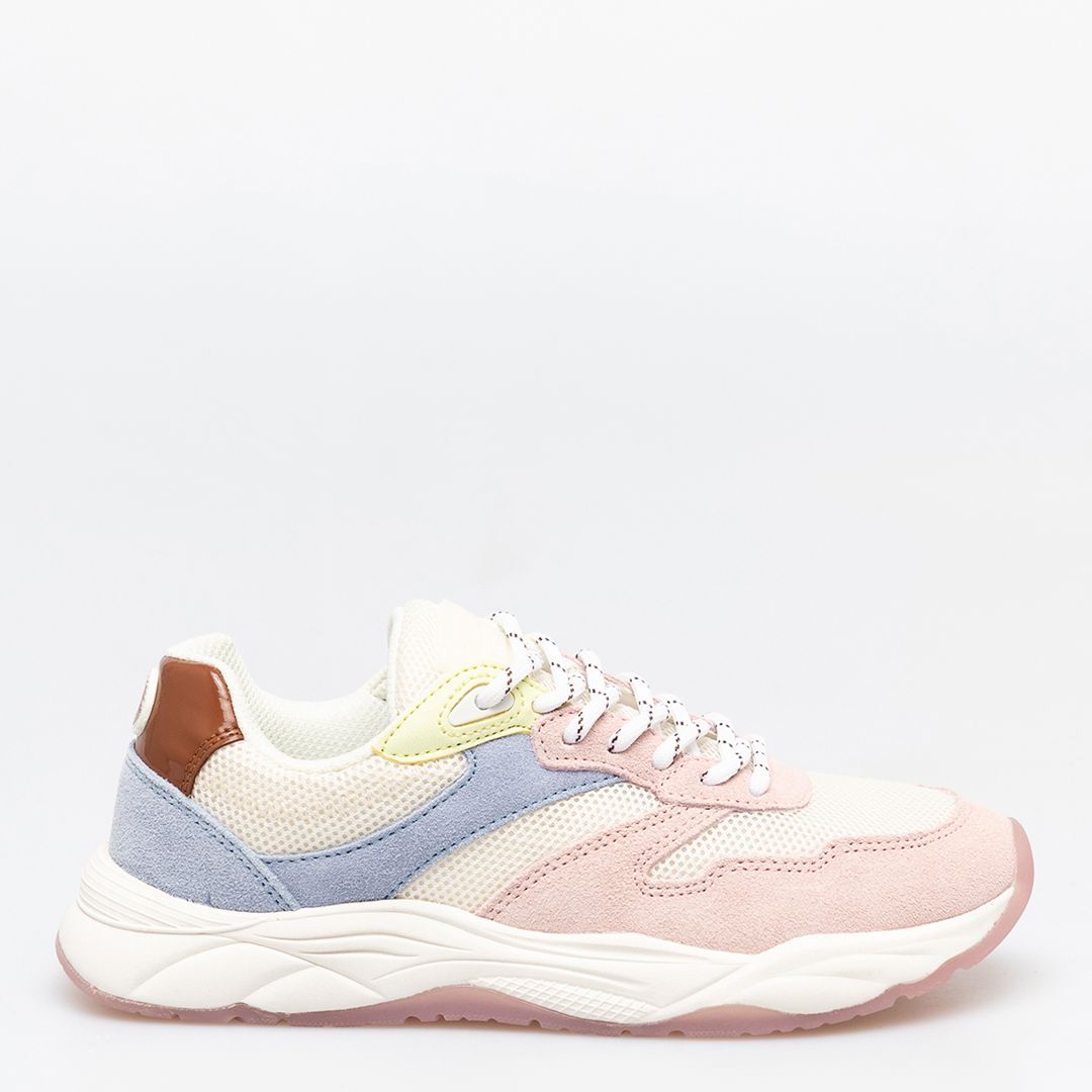 Scotch & Soda Celest – Scarpe Da Ginnastica Donna In Velluto E Mesh – Suola Platform