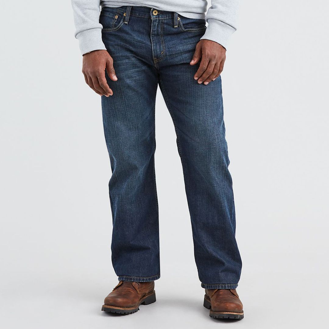 Levi's Dark Blue 569™ Loose Straight Jeans - BrandAlley