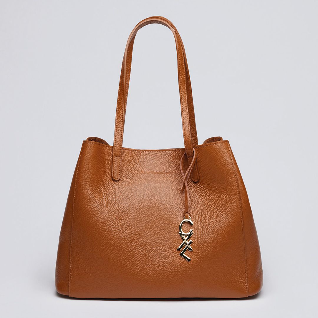 CXL by Christian Lacroix Leather handbag Alesia Cognac - BrandAlley