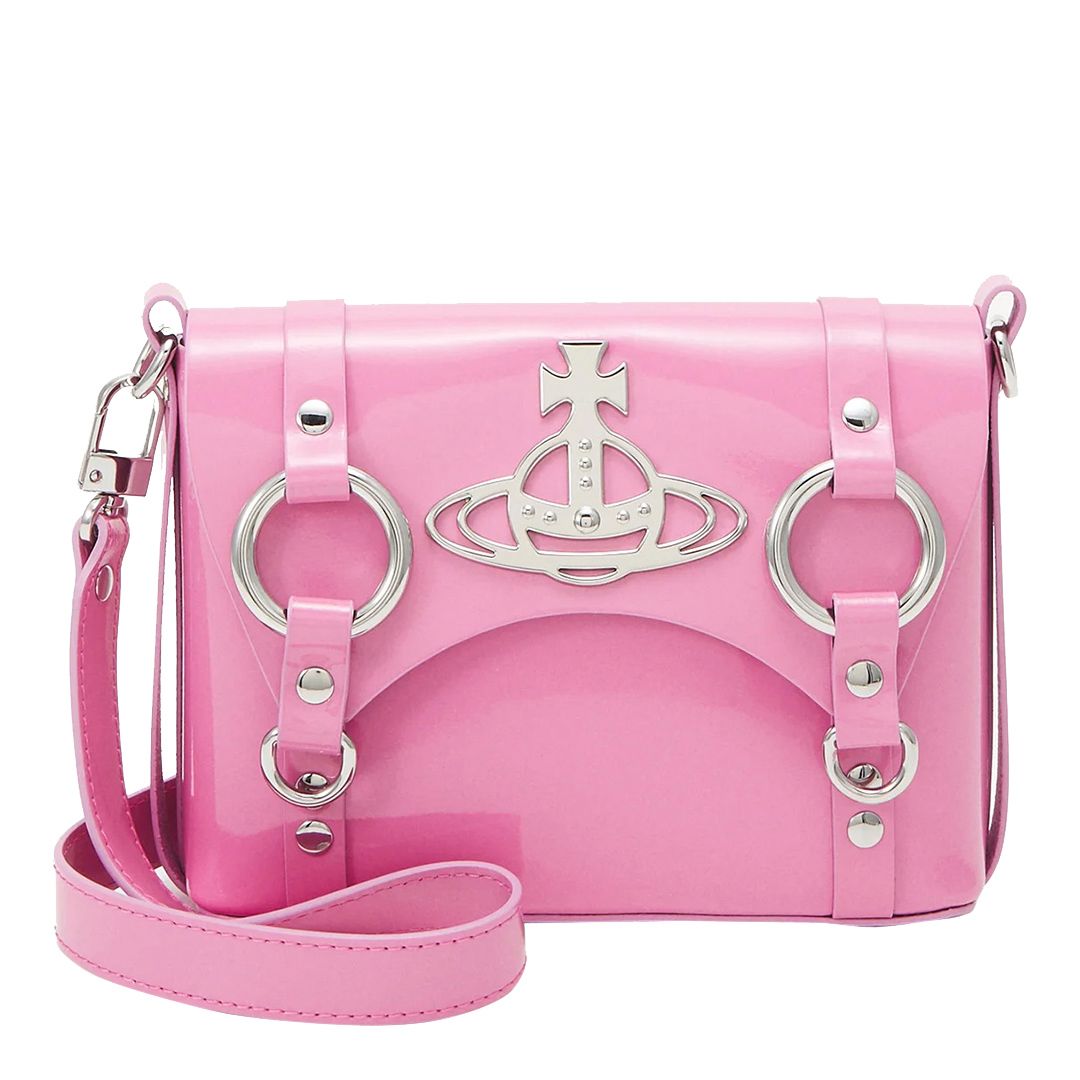 Vivienne Westwood Pink Kim Crossbody - BrandAlley