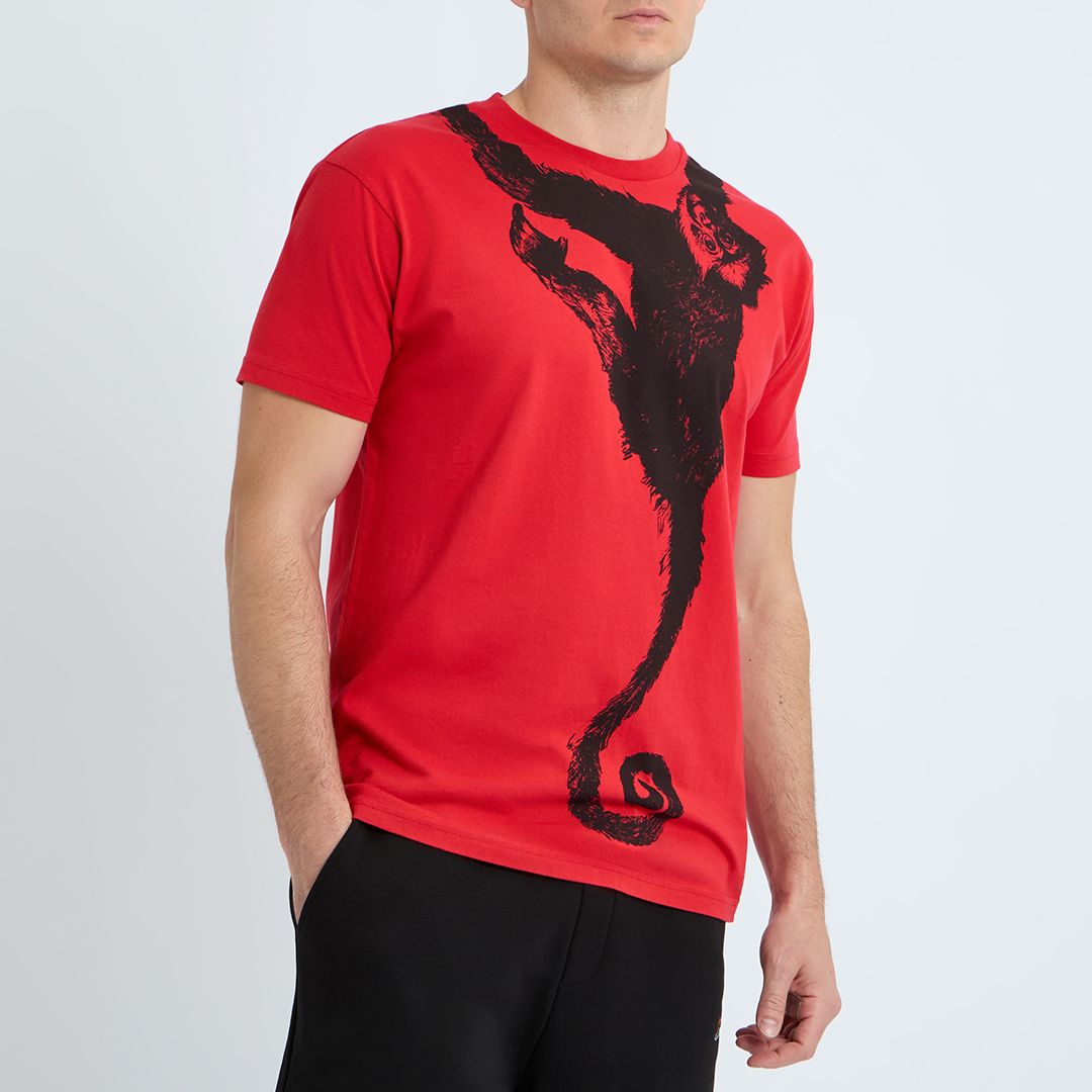 Vivienne Westwood Red Monkey Classic T-Shirt - BrandAlley