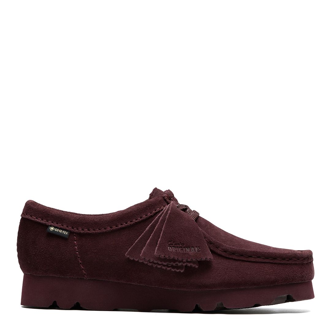 Clarks Women's Wallabee.GTX Purple Grape Sde Shoes - BrandAlley