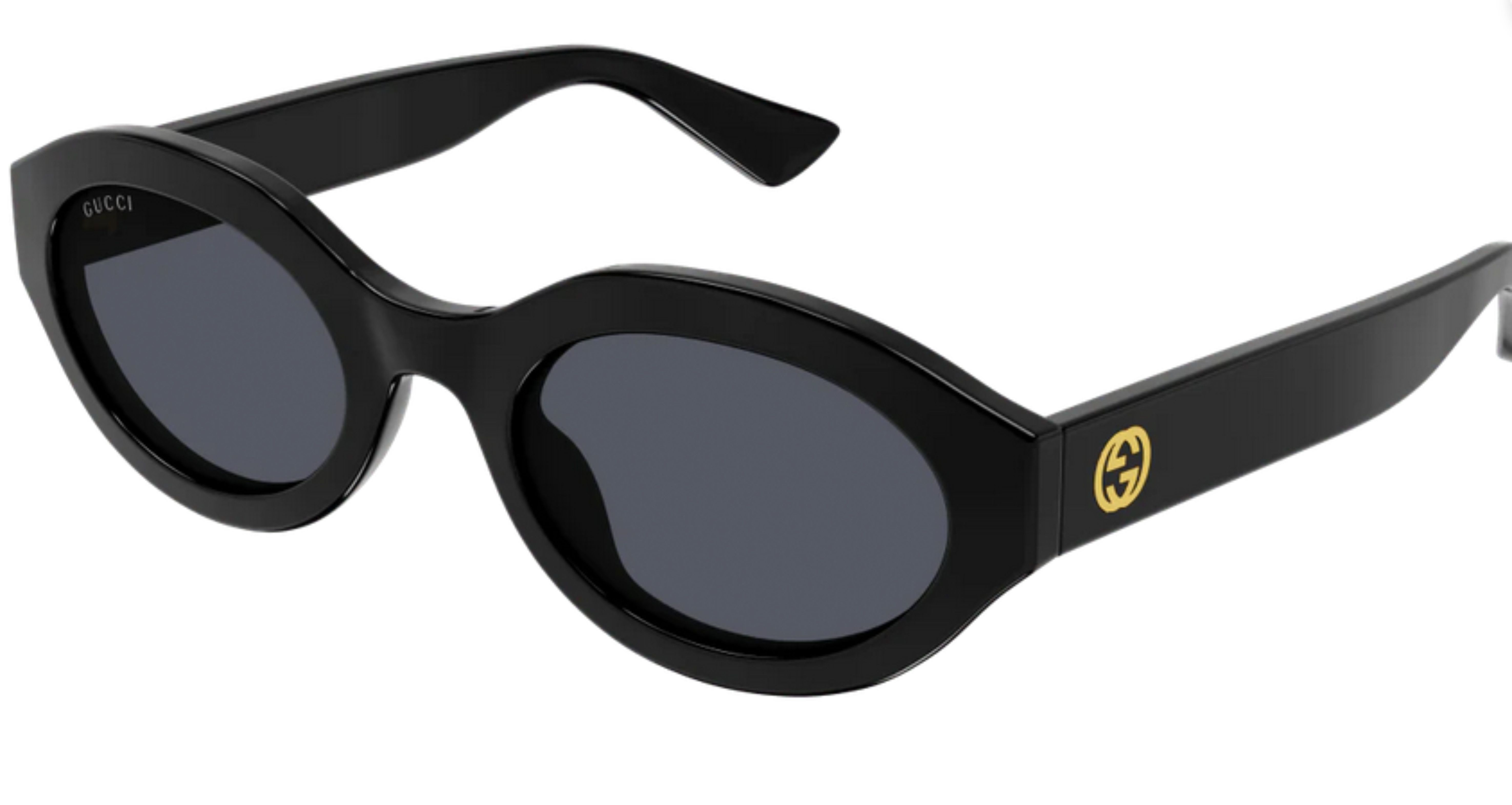 Gucci Women's Gucci Black Oval Sunglasses 53mm - BrandAlley