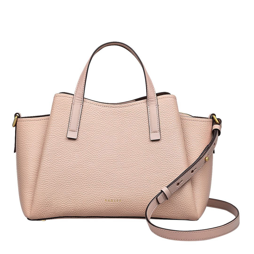 Radley Prairie Pink Blake Gardens Small Ziptop Grab Bag - BrandAlley