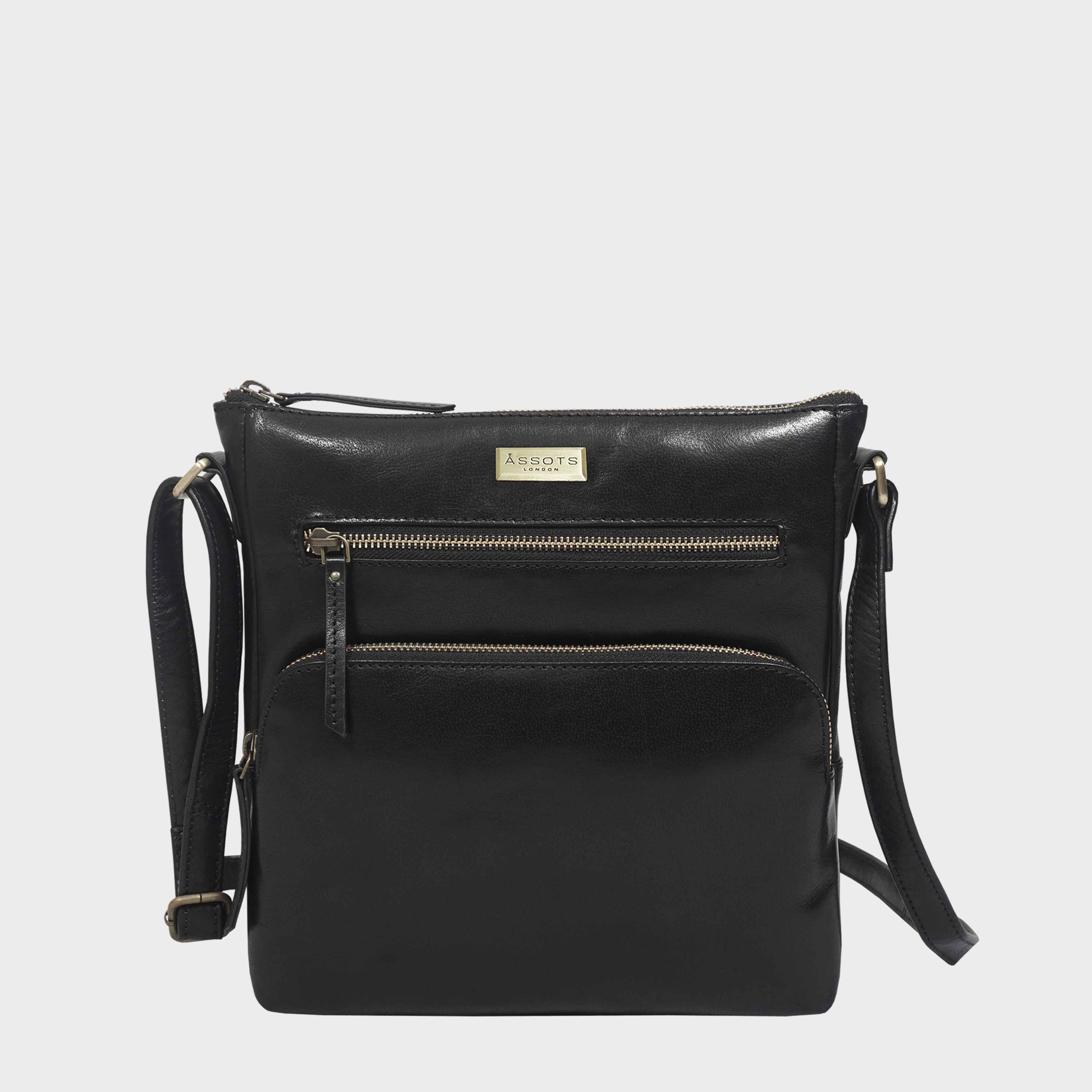 ‘AGATHA’ Real Leather Crossbody Bag