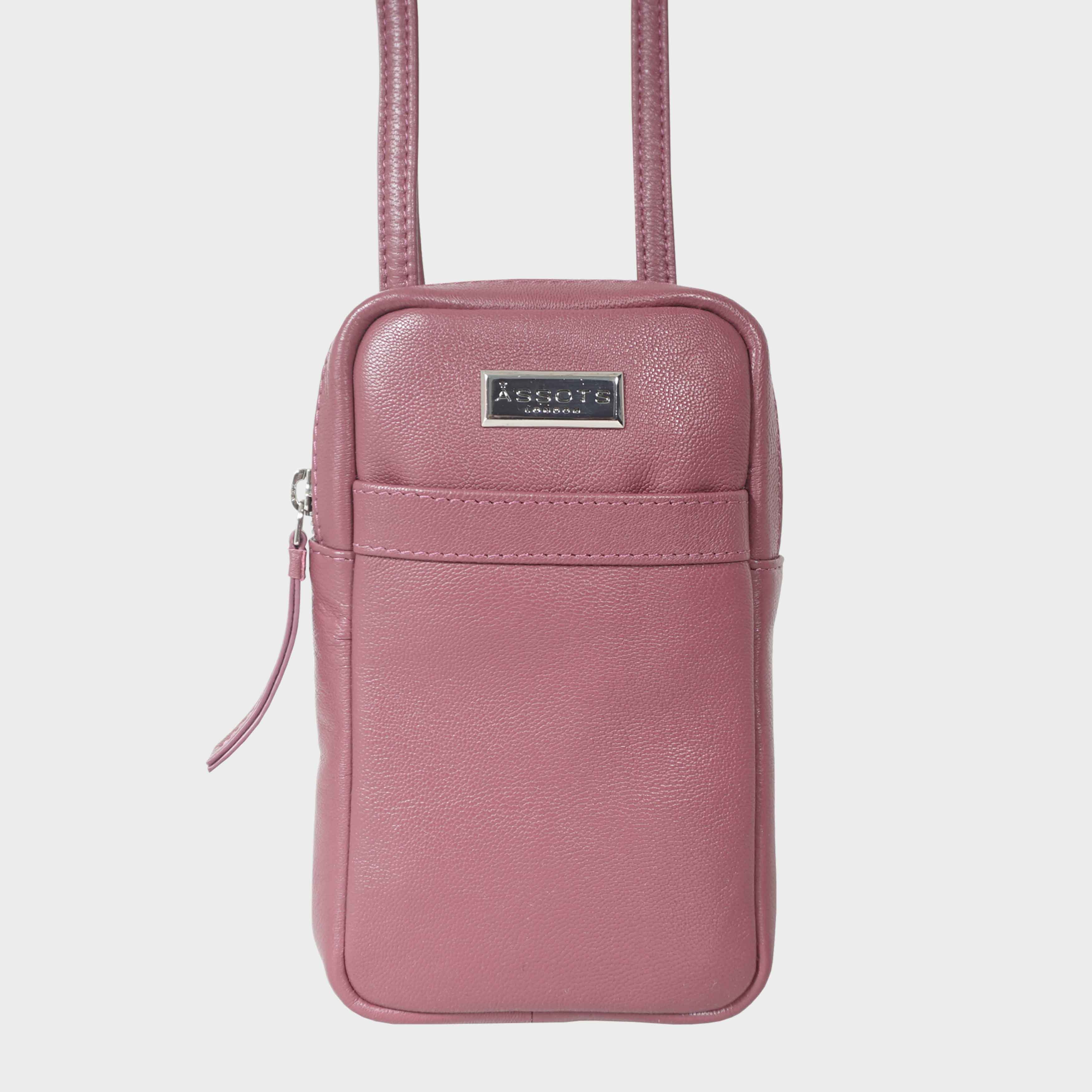 ‘LEO’ Real Leather Crossbody Mobile Phone Bag