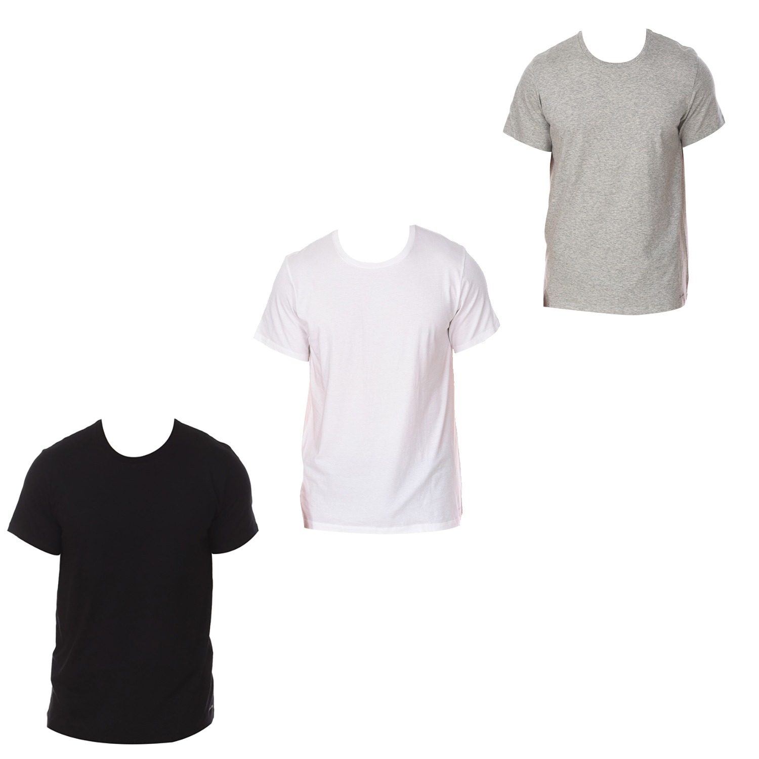 Calvin Klein Men's  Pack of 3 Short-Sleeved Undershirts NB4011E for Men in Size XL, BrandAlley