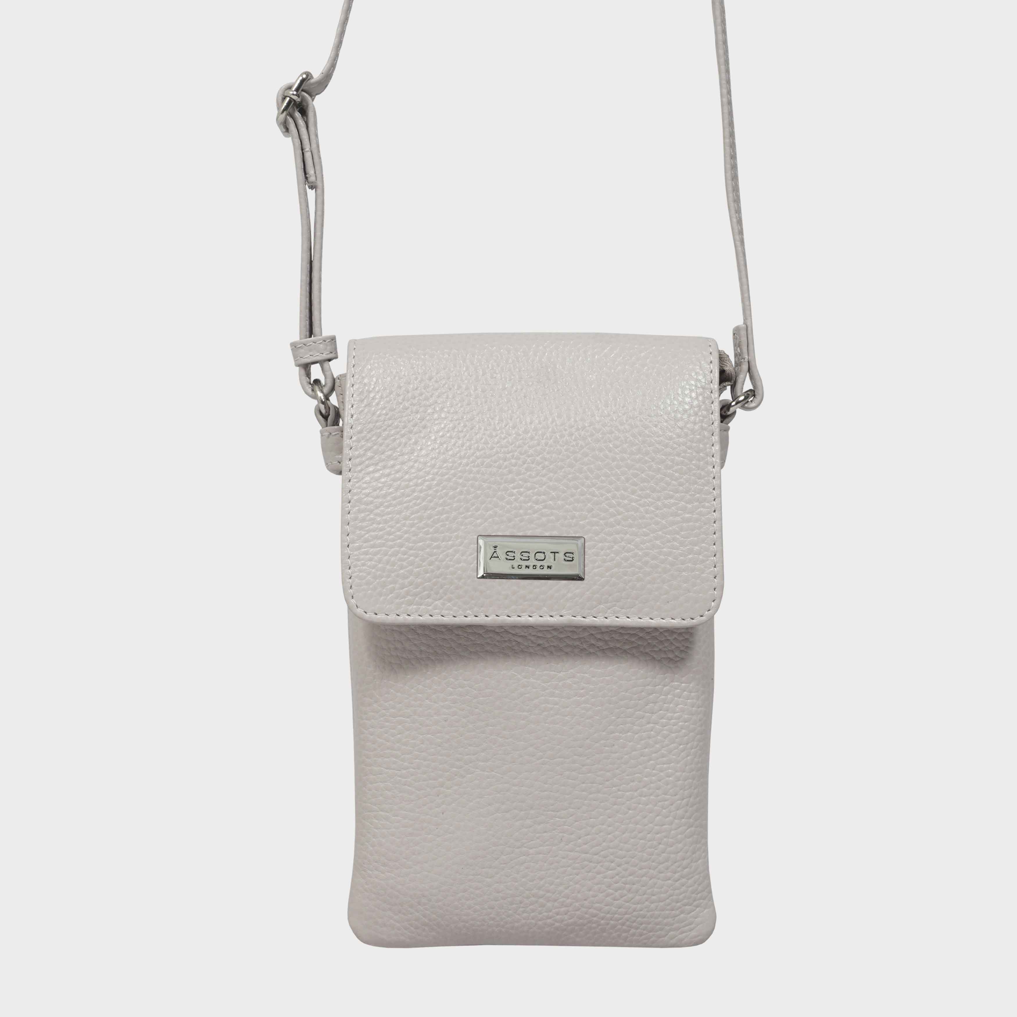 ‘MARIA’ Full Grain Real Leather Crossbody Phone Bag