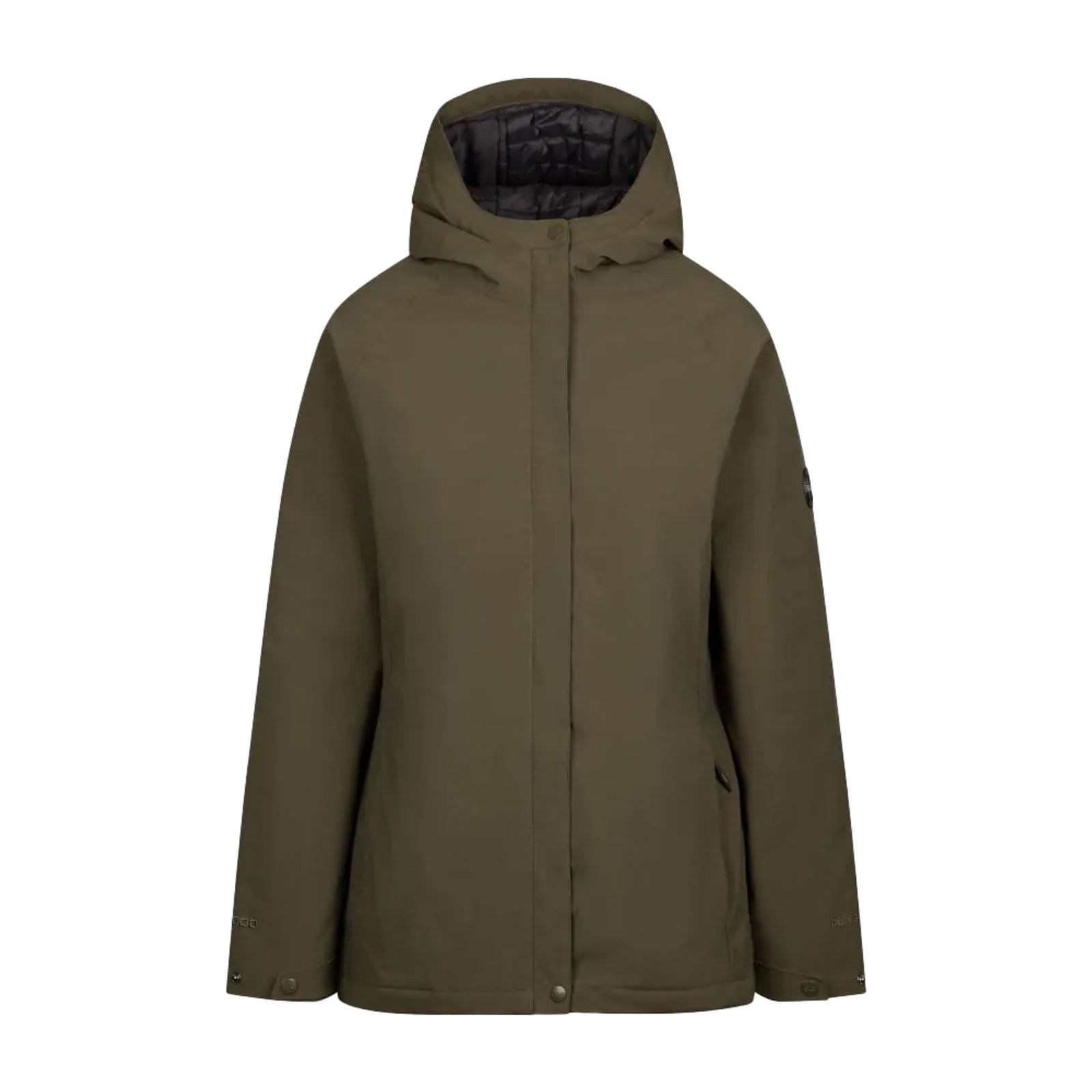 Trespass Women's   Green Raincoat Carlotta Polyester Dark Vine in Size XL, BrandAlley