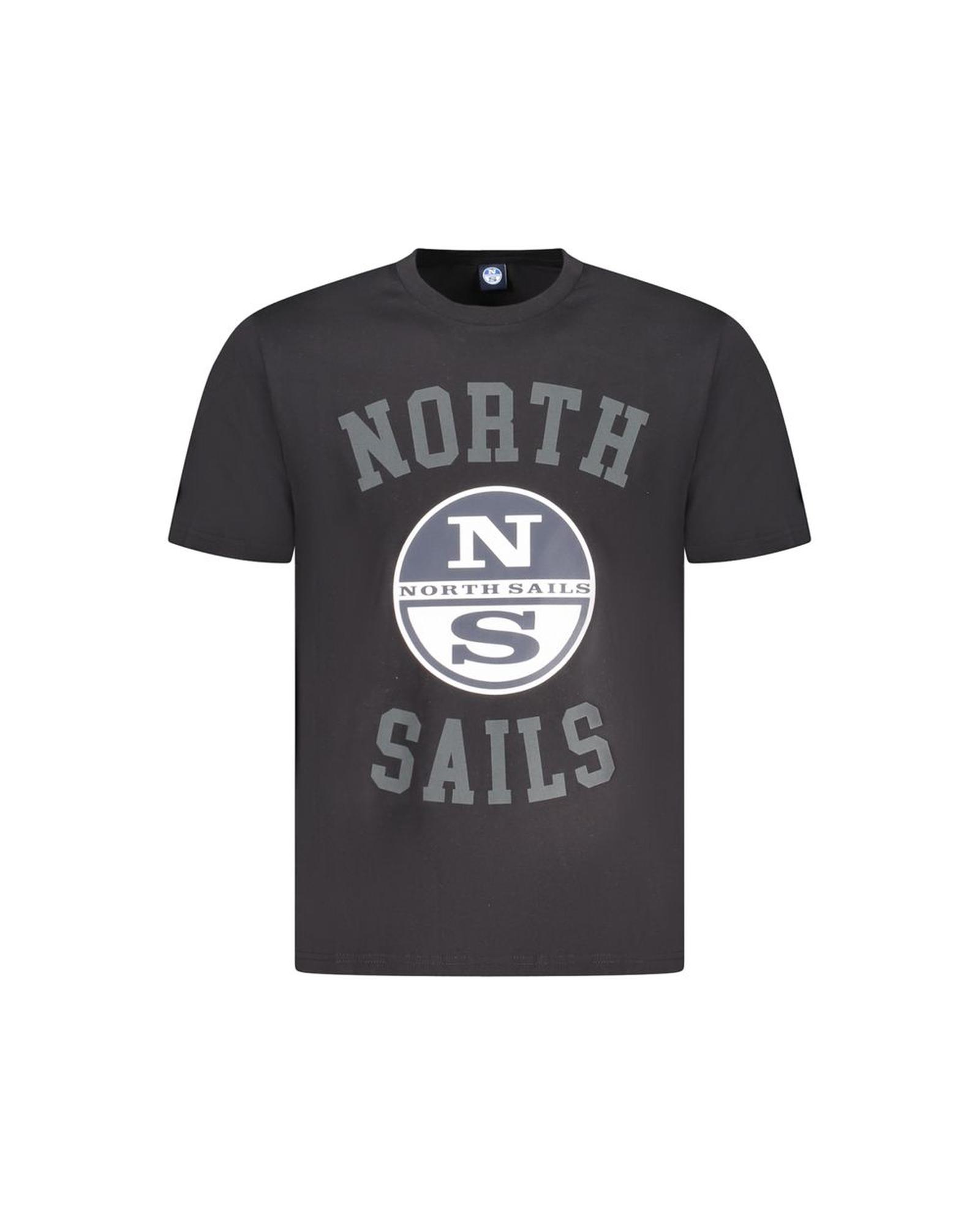 NORTH SAILS College Tee Short Sleeve  - Black T-Shirts - Size 3XL