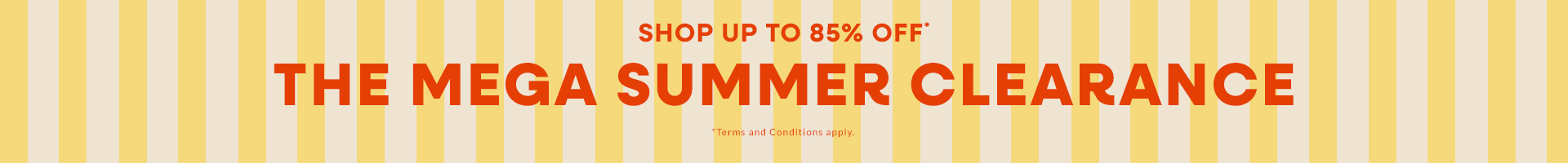 The Mega Summer Clearance