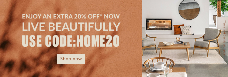 ENJOY AN EXTRA 20% OFF NOW LIVE BEAUTIFULLY