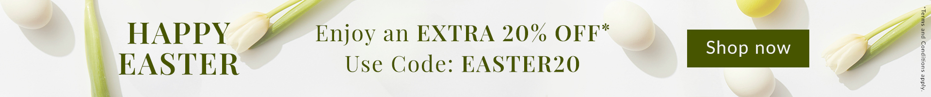 HAPPY EASTER - Easter Extra 20% Off