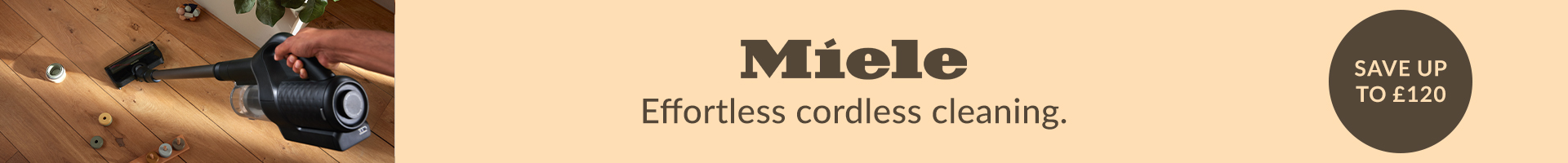 Miele effortless cordless cleaning